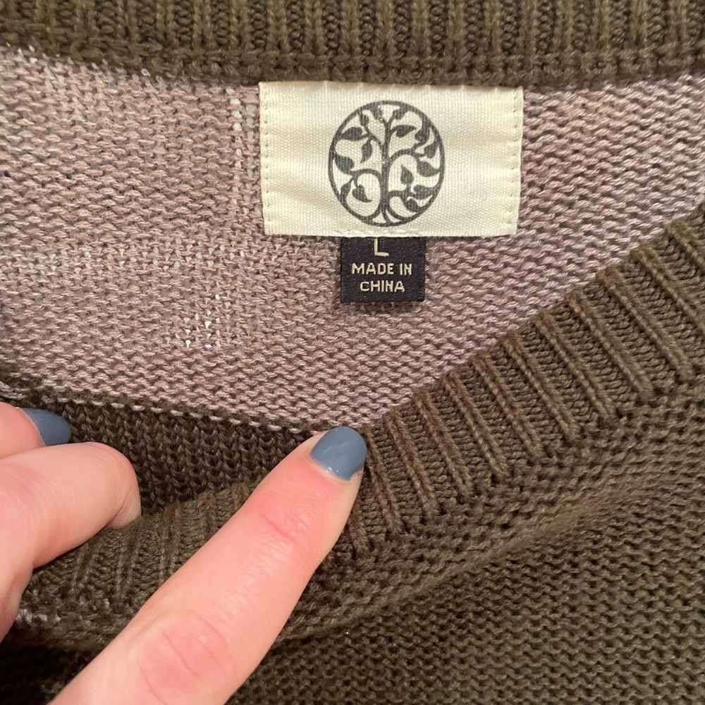 Camo sweater